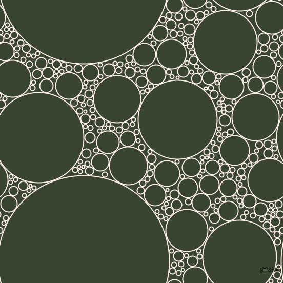 bubbles, circles, sponge, big, medium, small, 2 pixel line width, Rose White and Mallard circles bubbles sponge soap seamless tileable