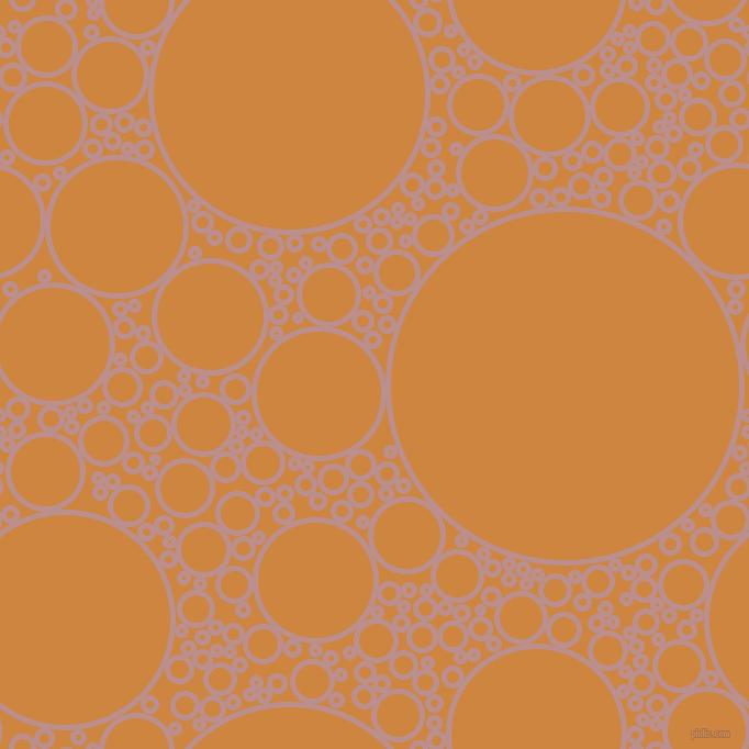 bubbles, circles, sponge, big, medium, small, 5 pixel line width, Rosy Brown and Peru circles bubbles sponge soap seamless tileable