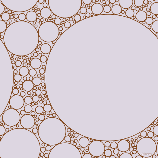 bubbles, circles, sponge, big, medium, small, 2 pixel line width, Russet and Titan White circles bubbles sponge soap seamless tileable