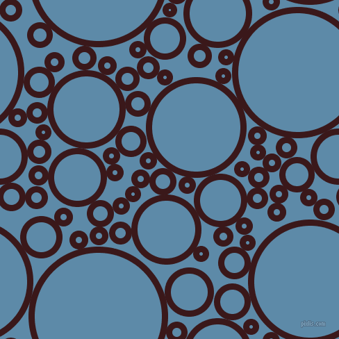 bubbles, circles, sponge, big, medium, small, 9 pixel line width, Rustic Red and Air Force Blue circles bubbles sponge soap seamless tileable
