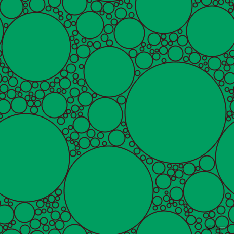 bubbles, circles, sponge, big, medium, small, 2 pixel line width, Rustic Red and Shamrock Green circles bubbles sponge soap seamless tileable