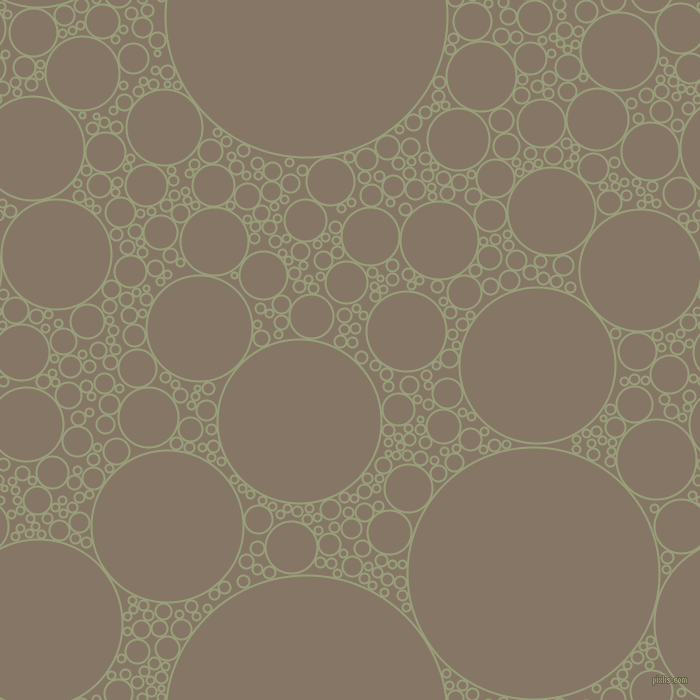 bubbles, circles, sponge, big, medium, small, 2 pixel line width, Sage and Sand Dune circles bubbles sponge soap seamless tileable