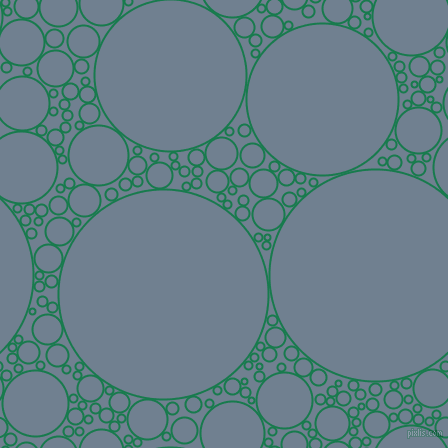 bubbles, circles, sponge, big, medium, small, 2 pixel line width, Salem and Slate Grey circles bubbles sponge soap seamless tileable