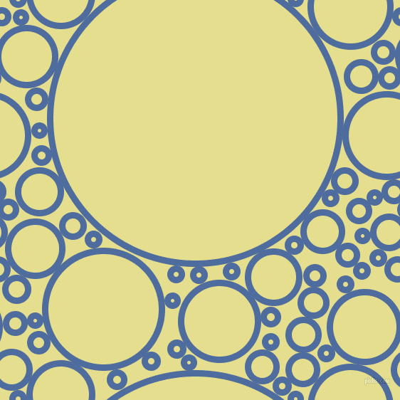 bubbles, circles, sponge, big, medium, small, 9 pixel line width, San Marino and Primrose circles bubbles sponge soap seamless tileable
