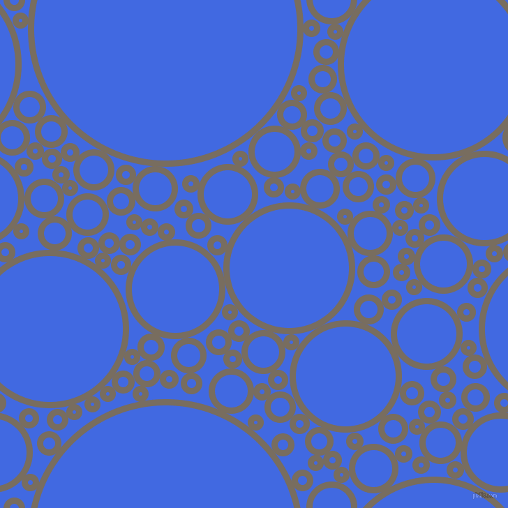 bubbles, circles, sponge, big, medium, small, 9 pixel line width, Sandstone and Royal Blue circles bubbles sponge soap seamless tileable