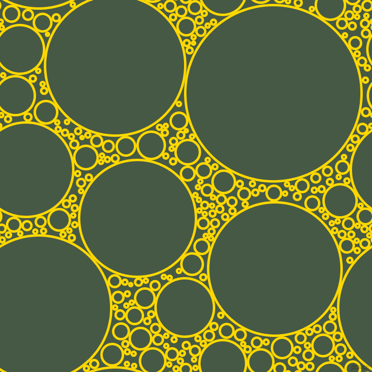 bubbles, circles, sponge, big, medium, small, 5 pixel line width, School Bus Yellow and Grey-Asparagus circles bubbles sponge soap seamless tileable