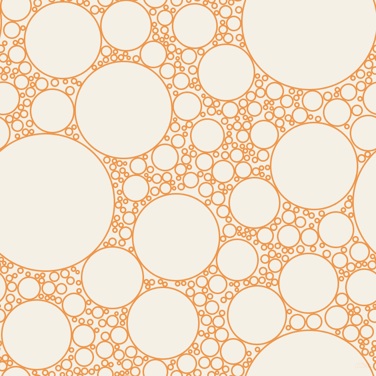 bubbles, circles, sponge, big, medium, small, 3 pixel line width, Sea Buckthorn and Romance circles bubbles sponge soap seamless tileable