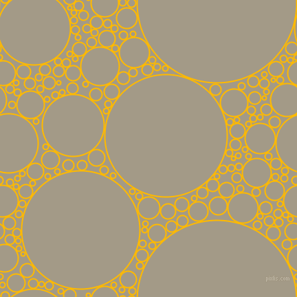 bubbles, circles, sponge, big, medium, small, 2 pixel line width, Selective Yellow and Napa circles bubbles sponge soap seamless tileable