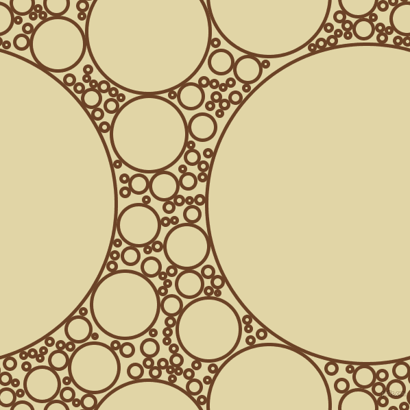 bubbles, circles, sponge, big, medium, small, 5 pixel line width, Semi-Sweet Chocolate and Sapling circles bubbles sponge soap seamless tileable