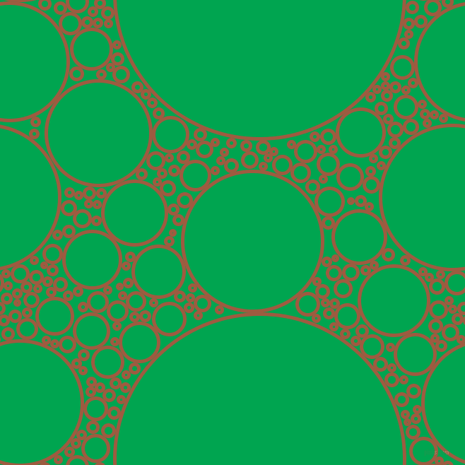 bubbles, circles, sponge, big, medium, small, 5 pixel line width, Sepia and Pigment Green circles bubbles sponge soap seamless tileable