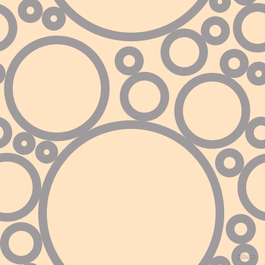 bubbles, circles, sponge, big, medium, small, 17 pixel line width, Shady Lady and Bisque circles bubbles sponge soap seamless tileable
