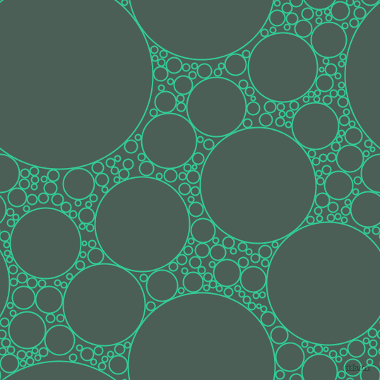 bubbles, circles, sponge, big, medium, small, 2 pixel line width, Shamrock and Viridian Green circles bubbles sponge soap seamless tileable