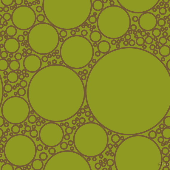 bubbles, circles, sponge, big, medium, small, 5 pixel line width, Shingle Fawn and Citron circles bubbles sponge soap seamless tileable