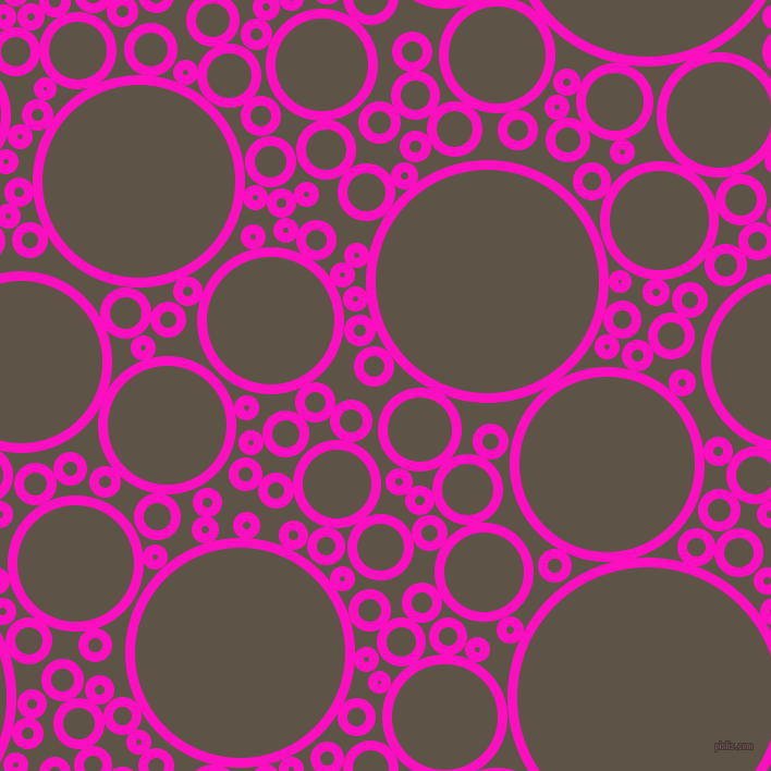 bubbles, circles, sponge, big, medium, small, 9 pixel line width, Shocking Pink and Judge Grey circles bubbles sponge soap seamless tileable