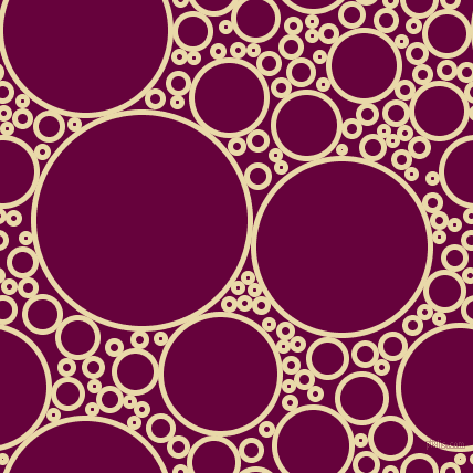 bubbles, circles, sponge, big, medium, small, 5 pixel line width, Sidecar and Tyrian Purple circles bubbles sponge soap seamless tileable