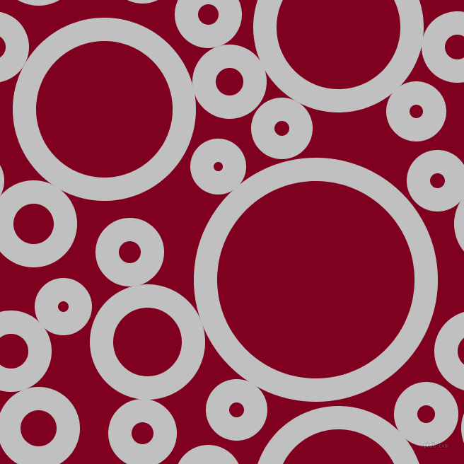 bubbles, circles, sponge, big, medium, small, 33 pixel line width, Silver and Burgundy circles bubbles sponge soap seamless tileable