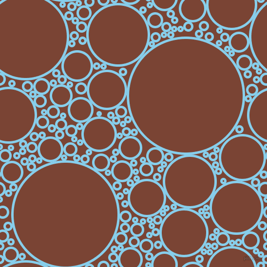 bubbles, circles, sponge, big, medium, small, 5 pixel line width, Sky Blue and Peanut circles bubbles sponge soap seamless tileable