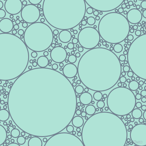 bubbles, circles, sponge, big, medium, small, 3 pixel line width, Slate Grey and Ice Cold circles bubbles sponge soap seamless tileable
