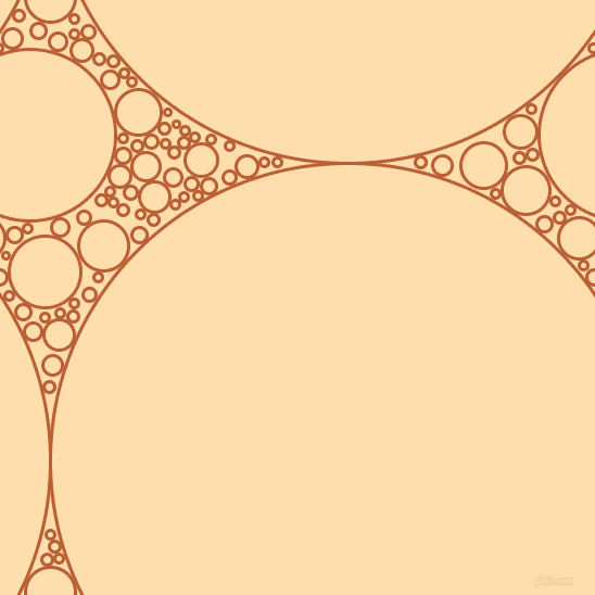 bubbles, circles, sponge, big, medium, small, 3 pixel line width, Smoke Tree and Navajo White circles bubbles sponge soap seamless tileable