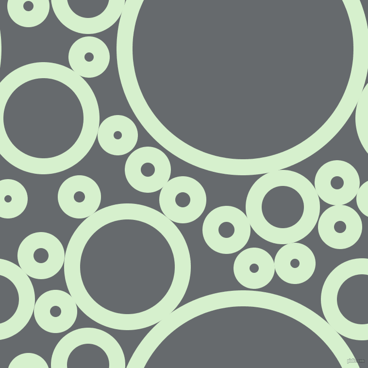 bubbles, circles, sponge, big, medium, small, 33 pixel line width, Snowy Mint and Mid Grey circles bubbles sponge soap seamless tileable