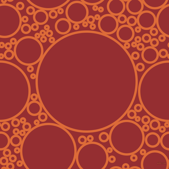 bubbles, circles, sponge, big, medium, small, 9 pixel line width, Sorbus and Guardsman Red circles bubbles sponge soap seamless tileable