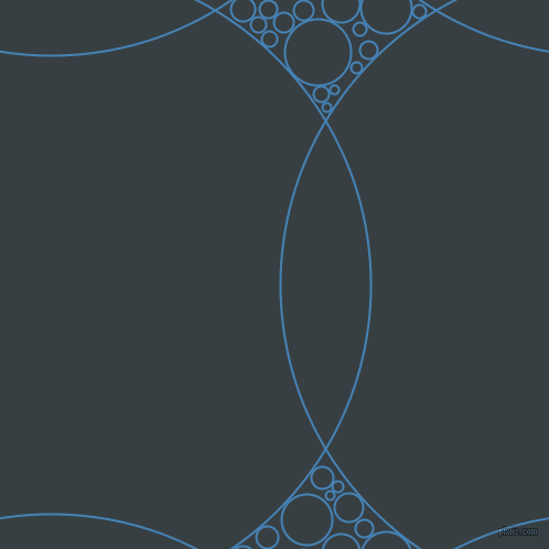bubbles, circles, sponge, big, medium, small, 2 pixel line width, Steel Blue and Mirage circles bubbles sponge soap seamless tileable