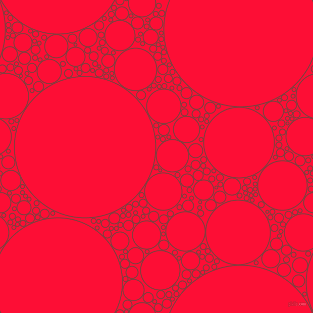 bubbles, circles, sponge, big, medium, small, 2 pixel line width, Stiletto and Torch Red circles bubbles sponge soap seamless tileable