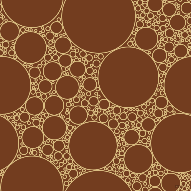 bubbles, circles, sponge, big, medium, small, 3 pixel line width, Straw and Peru Tan circles bubbles sponge soap seamless tileable
