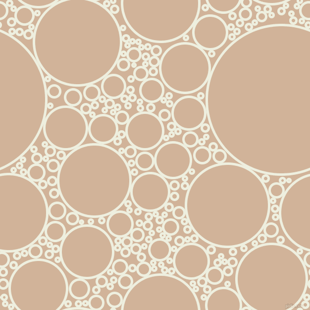 bubbles, circles, sponge, big, medium, small, 5 pixel line width, Sugar Cane and Cashmere circles bubbles sponge soap seamless tileable