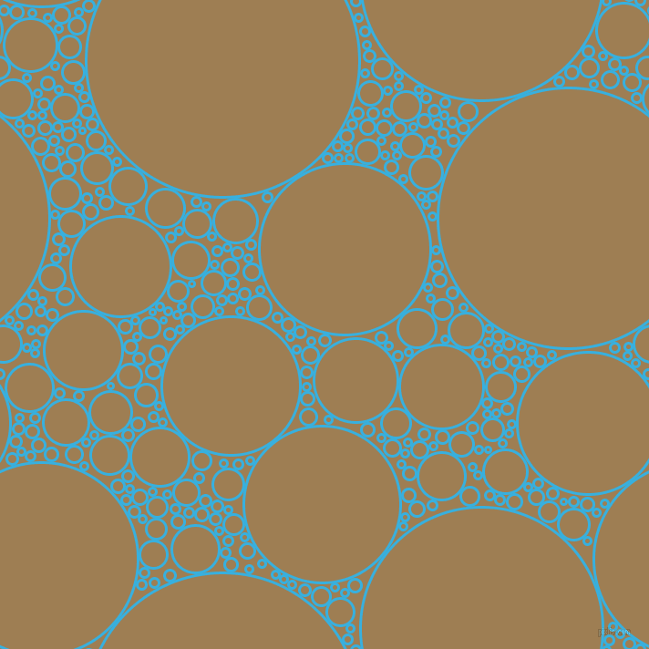 bubbles, circles, sponge, big, medium, small, 3 pixel line width, Summer Sky and Muesli circles bubbles sponge soap seamless tileable