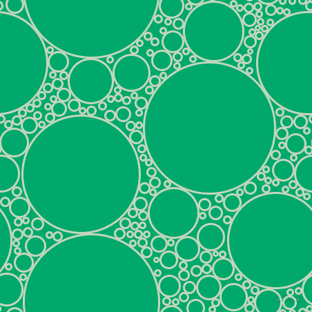 bubbles, circles, sponge, big, medium, small, 3 pixel line width, Surf Crest and Jade circles bubbles sponge soap seamless tileable