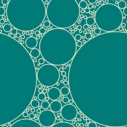 bubbles, circles, sponge, big, medium, small, 3 pixel line width, Surf Crest and Surfie Green circles bubbles sponge soap seamless tileable