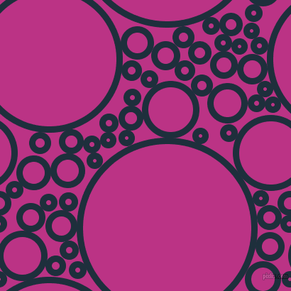 bubbles, circles, sponge, big, medium, small, 9 pixel line width, Tangaroa and Red Violet circles bubbles sponge soap seamless tileable