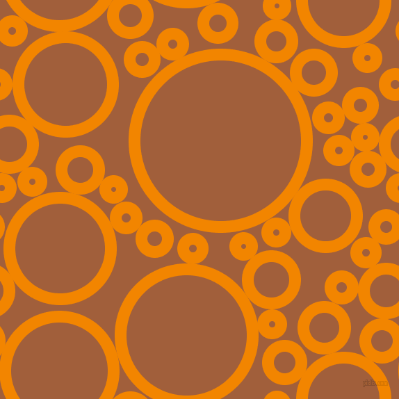 bubbles, circles, sponge, big, medium, small, 17 pixel line width, Tangerine and Desert circles bubbles sponge soap seamless tileable