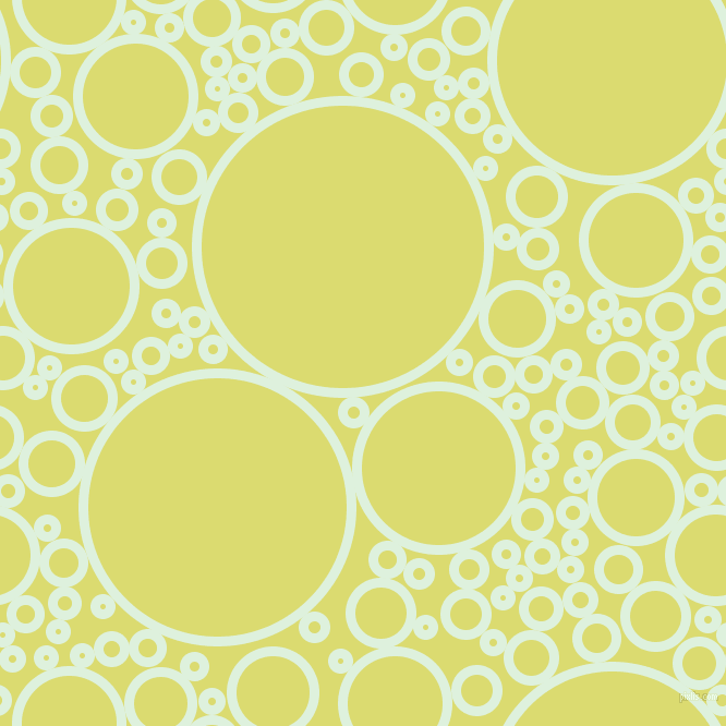 bubbles, circles, sponge, big, medium, small, 9 pixel line width, Tara and Goldenrod circles bubbles sponge soap seamless tileable