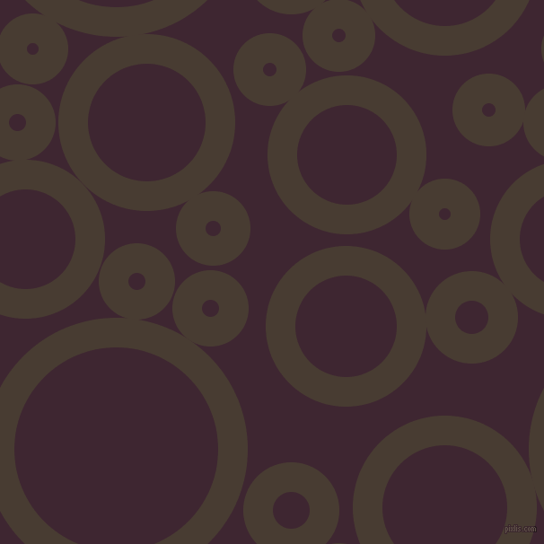 bubbles, circles, sponge, big, medium, small, 33 pixel line width, Taupe and Toledo circles bubbles sponge soap seamless tileable
