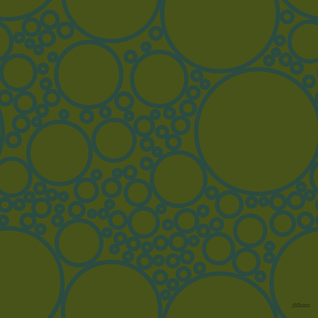 bubbles, circles, sponge, big, medium, small, 9 pixel line width, Te Papa Green and Verdun Green circles bubbles sponge soap seamless tileable