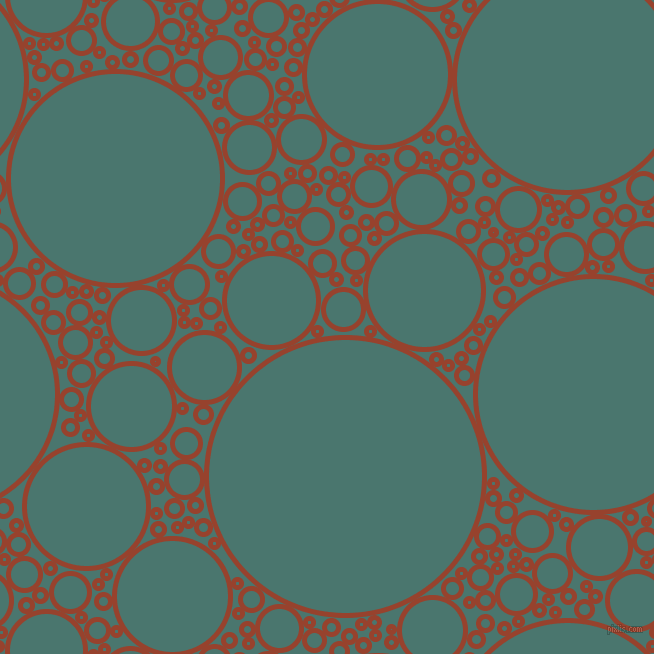 bubbles, circles, sponge, big, medium, small, 5 pixel line width, Tia Maria and Dark Green Copper circles bubbles sponge soap seamless tileable
