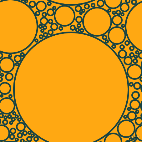 bubbles, circles, sponge, big, medium, small, 5 pixel line width, Tiber and Dark Tangerine circles bubbles sponge soap seamless tileable