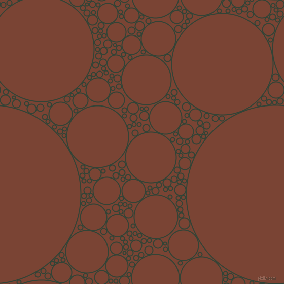 bubbles, circles, sponge, big, medium, small, 2 pixel line width, Timber Green and Peanut circles bubbles sponge soap seamless tileable