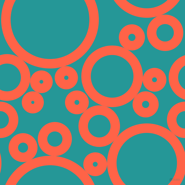 bubbles, circles, sponge, big, medium, small, 33 pixel line width, Tomato and Java circles bubbles sponge soap seamless tileable