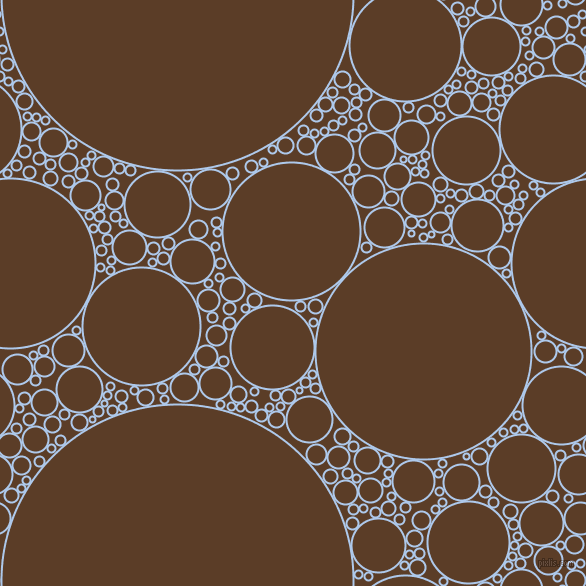 bubbles, circles, sponge, big, medium, small, 2 pixel line width, Tropical Blue and Bracken circles bubbles sponge soap seamless tileable