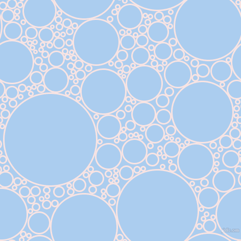 bubbles, circles, sponge, big, medium, small, 3 pixel line width, Tutu and Pale Cornflower Blue circles bubbles sponge soap seamless tileable