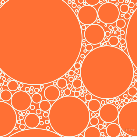 bubbles, circles, sponge, big, medium, small, 3 pixel line width, Twilight Blue and Burnt Orange circles bubbles sponge soap seamless tileable