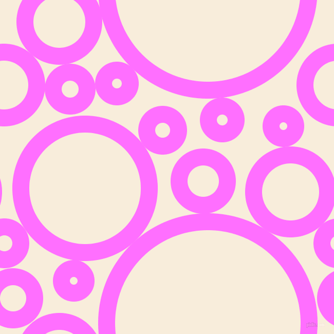 bubbles, circles, sponge, big, medium, small, 33 pixel line width, Ultra Pink and Island Spice circles bubbles sponge soap seamless tileable
