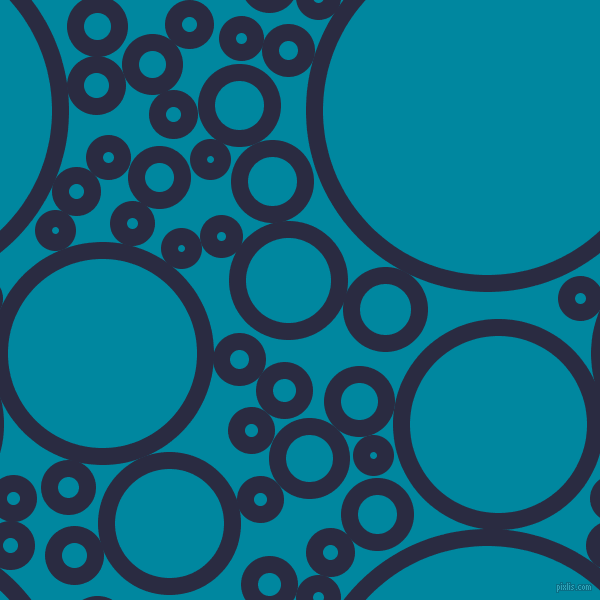 bubbles, circles, sponge, big, medium, small, 17 pixel line width, Valhalla and Eastern Blue circles bubbles sponge soap seamless tileable