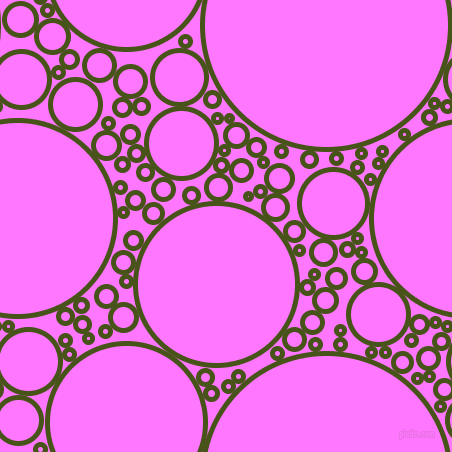 bubbles, circles, sponge, big, medium, small, 5 pixel line width, Verdun Green and Fuchsia Pink circles bubbles sponge soap seamless tileable