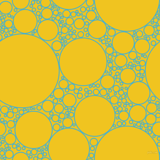 bubbles, circles, sponge, big, medium, small, 3 pixel line width, Viking and Moon Yellow circles bubbles sponge soap seamless tileable