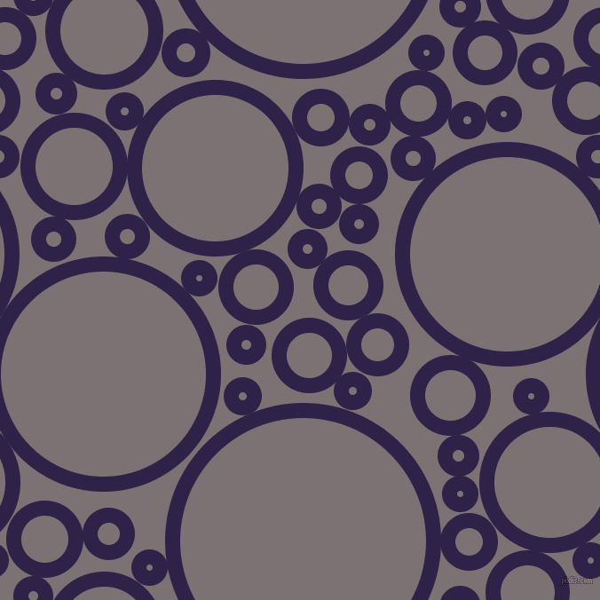 bubbles, circles, sponge, big, medium, small, 17 pixel line width, Violent Violet and Empress circles bubbles sponge soap seamless tileable