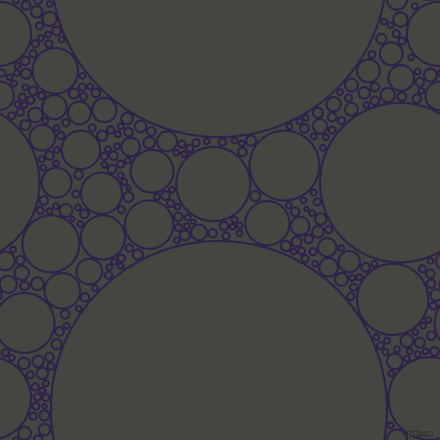 bubbles, circles, sponge, big, medium, small, 3 pixel line width, Violent Violet and Tuatara circles bubbles sponge soap seamless tileable